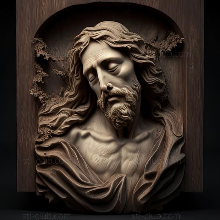 3D model st jesus (STL)